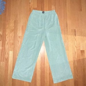 Urban Outfitters BDG ribbed turquoise pants